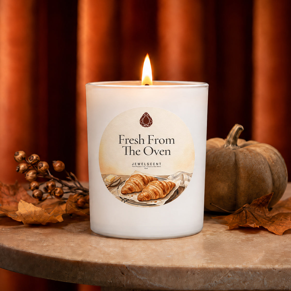 Fresh From The Oven 10oz Candle Only • No Jewelry Inside