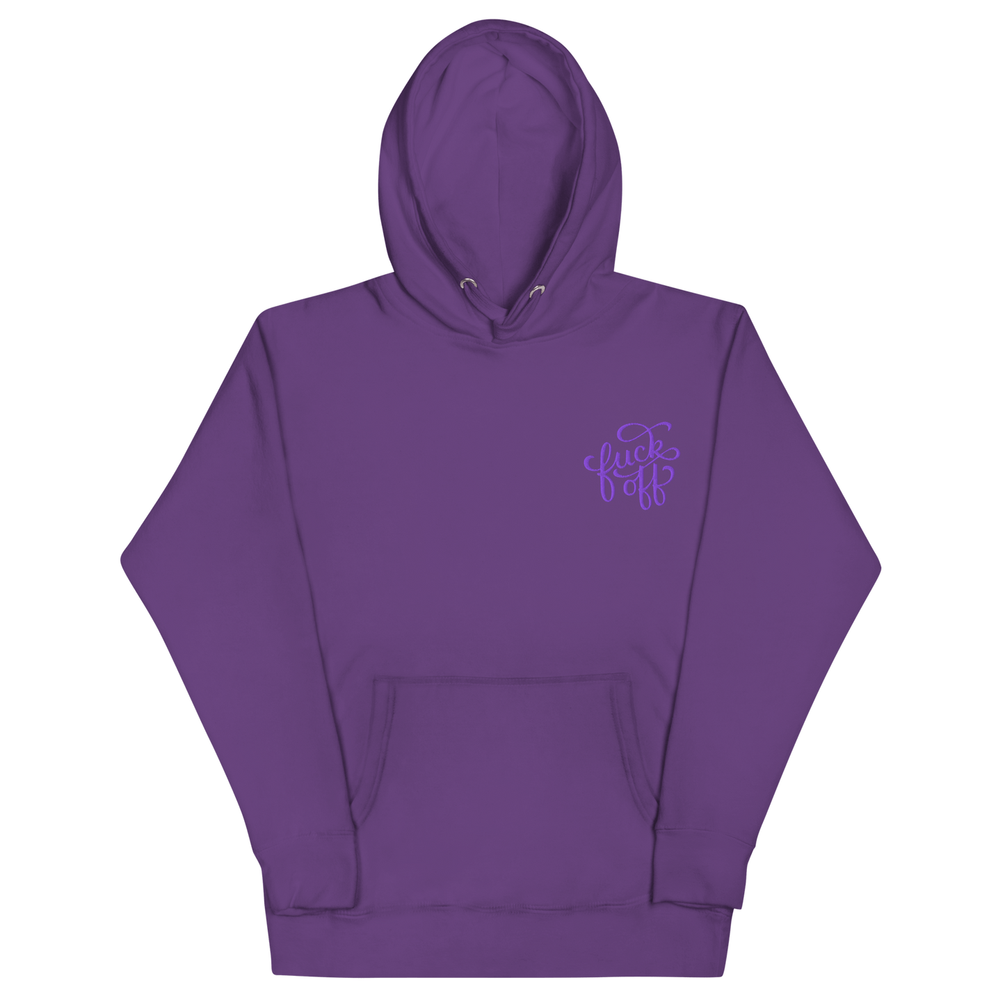 Fuck Off Embroidered Hoodie