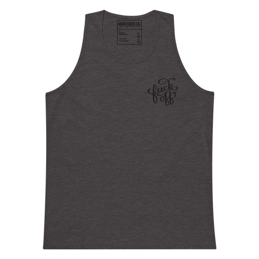 Camiseta sin mangas bordada de Fuck Off