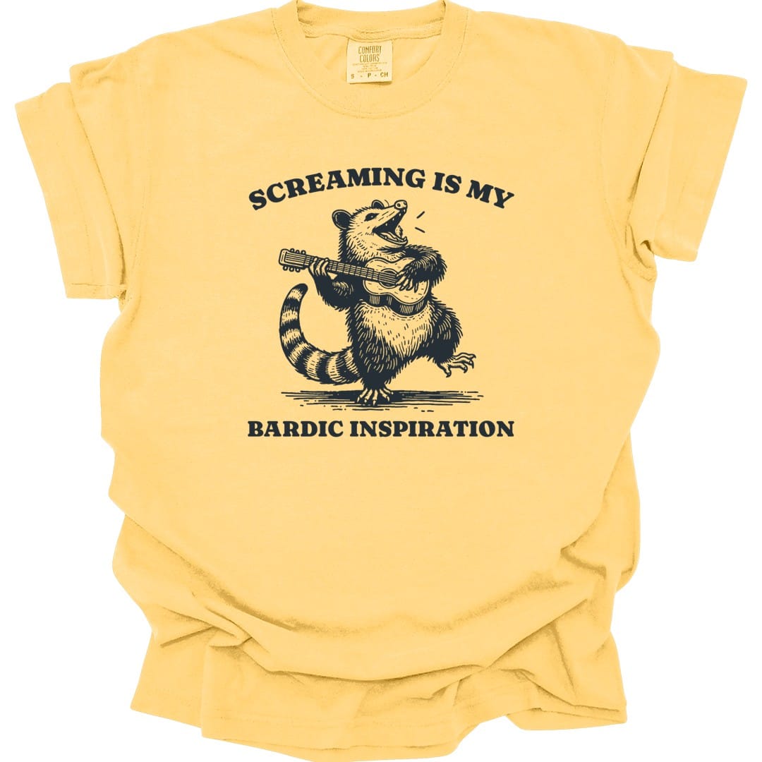 Funny Bard D&D T-Shirt - Comfort Colors