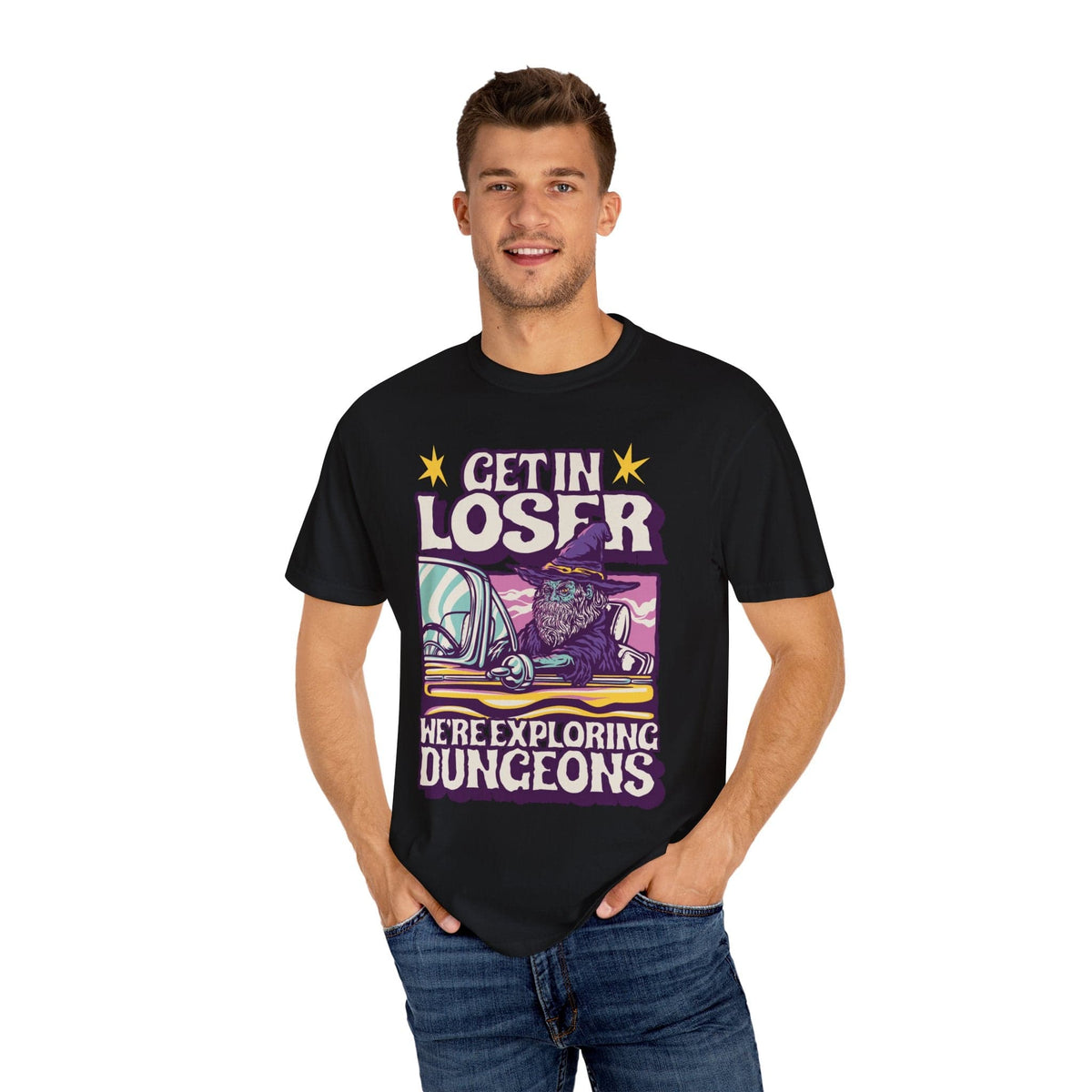 Funny D&D Shirt - Get In Loser - Comfort Colors