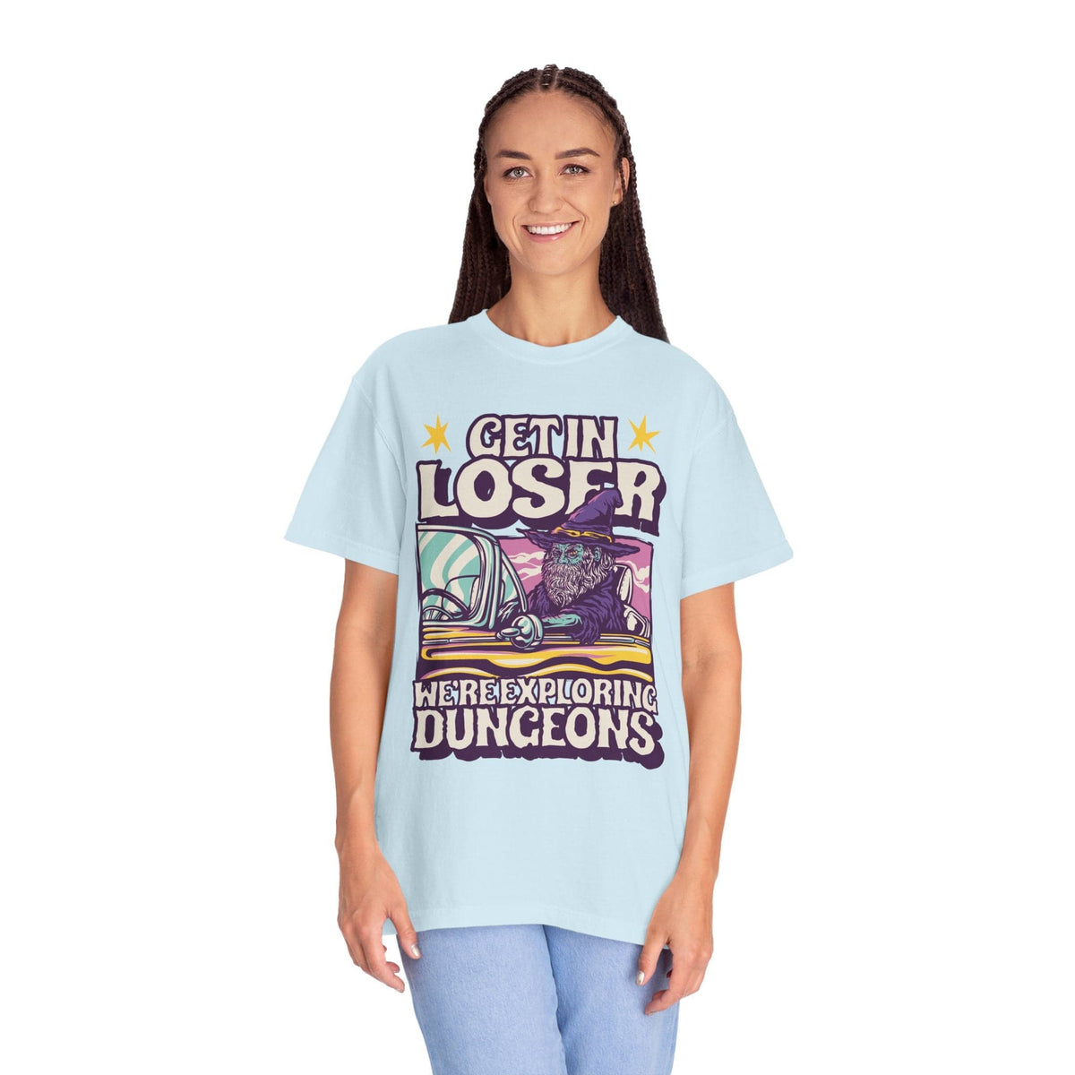 Funny D&D Shirt - Get In Loser - Comfort Colors