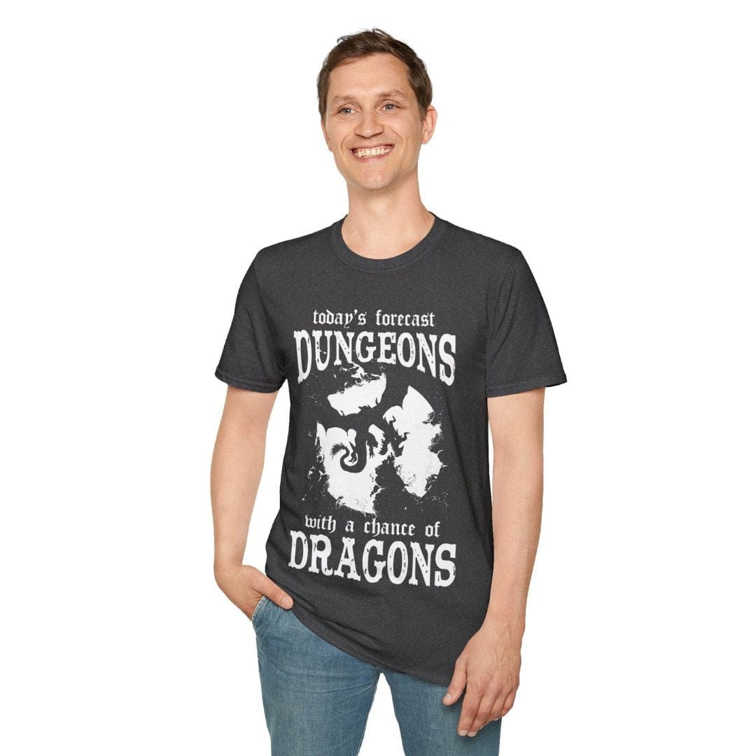 Camiseta divertida de pronóstico del tiempo de DnD