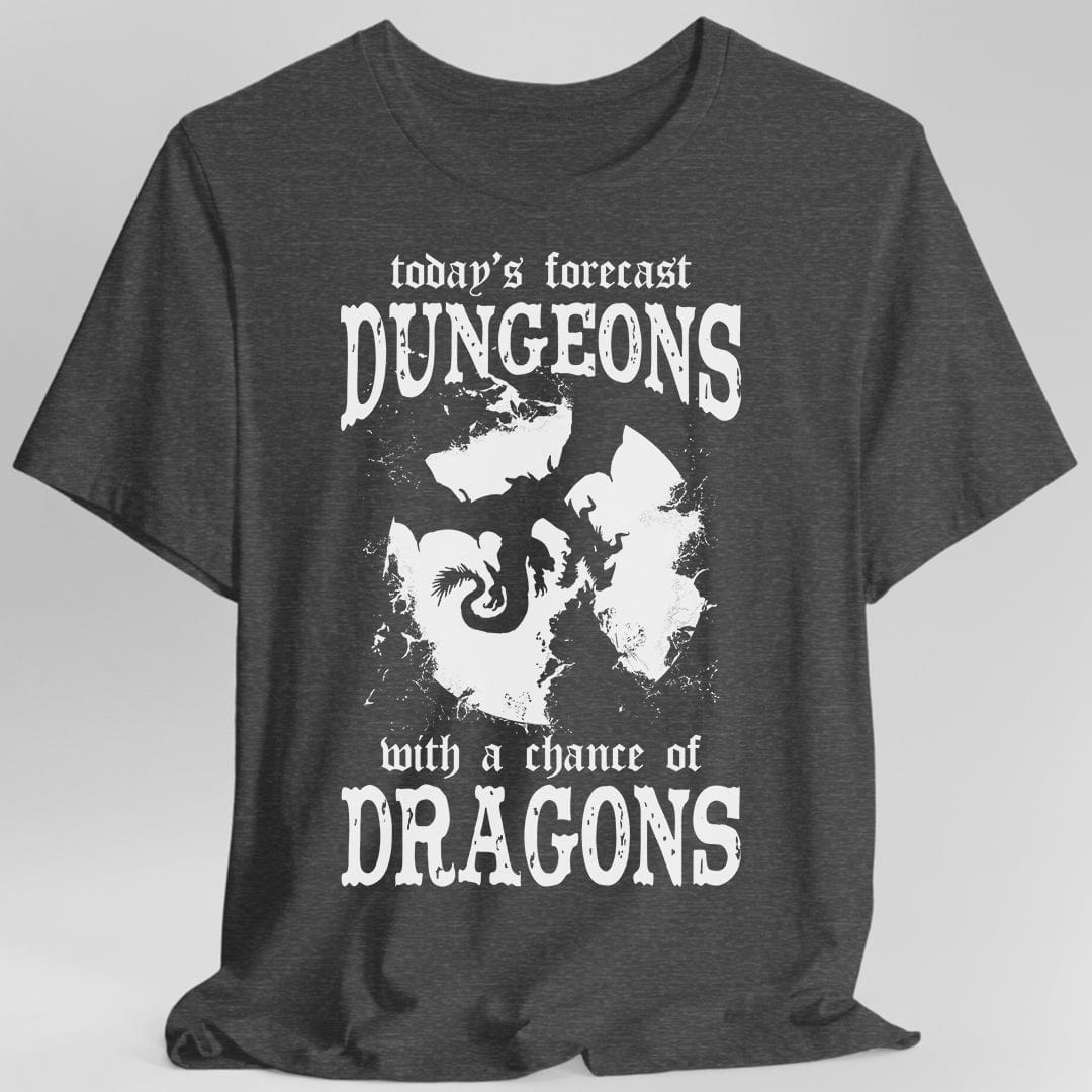Camiseta divertida de pronóstico del tiempo de DnD