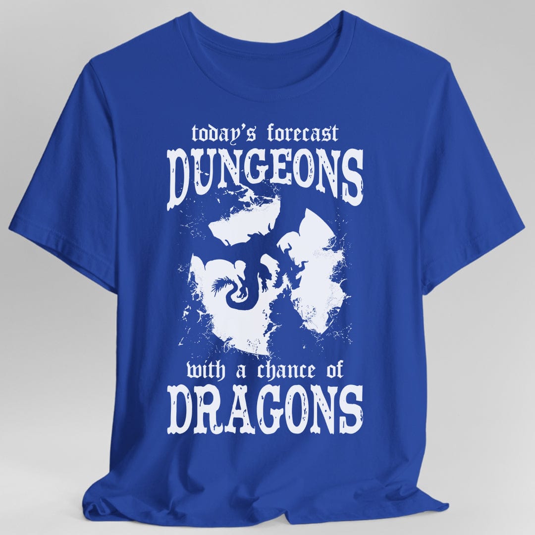 Camiseta divertida de pronóstico del tiempo de DnD