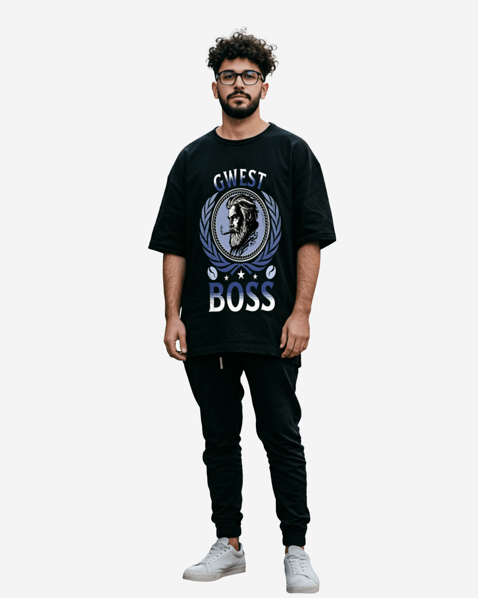 Camiseta oversize de hombre G West Boss Nature