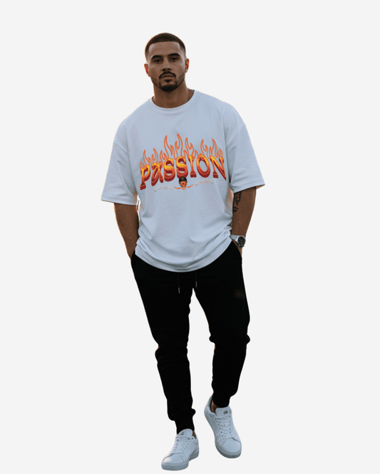 Camiseta extragrande G West Passion Power para hombre