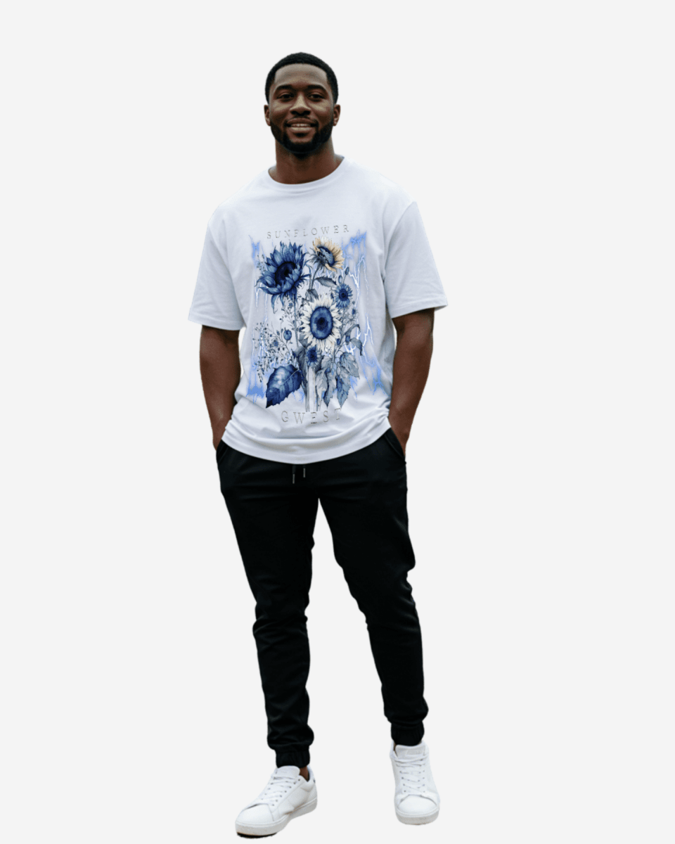 Camiseta de hombre extragrande G West Sunflower 2.0
