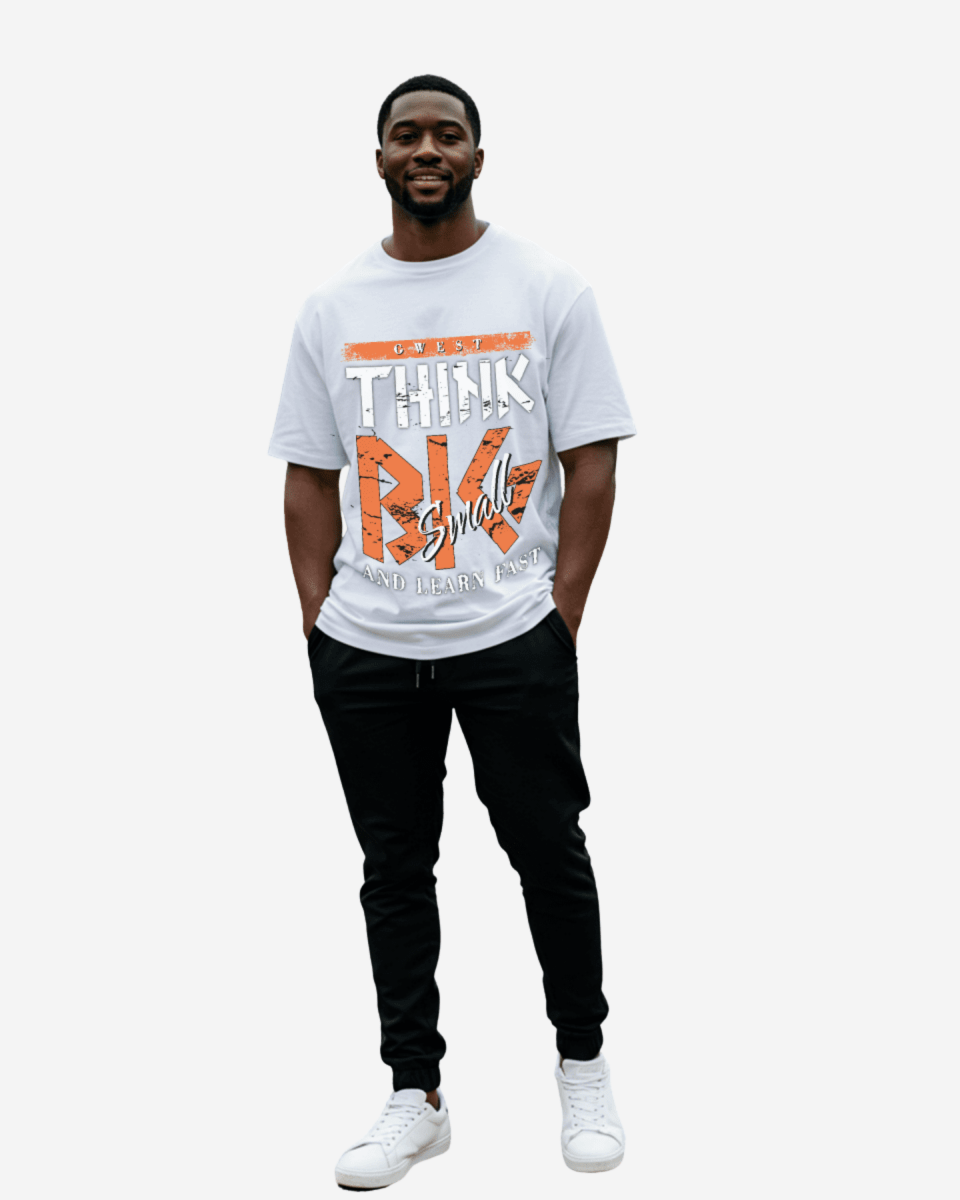 G West Camiseta de hombre extragrande Think Big