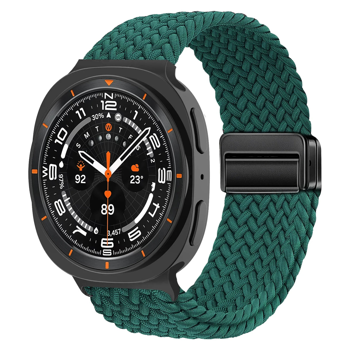 Nylon Galaxy Watch8, Classic, Watch9 Braided Loop Band Comfy