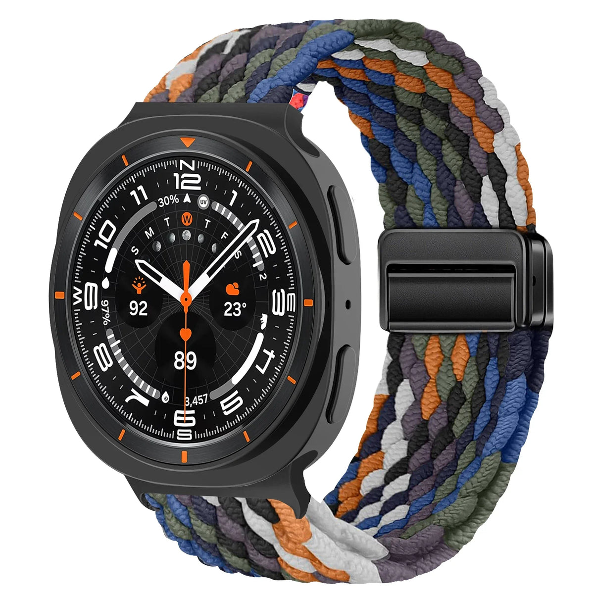 Nylon Galaxy Watch8, Classic, Watch9 Braided Loop Band Comfy
