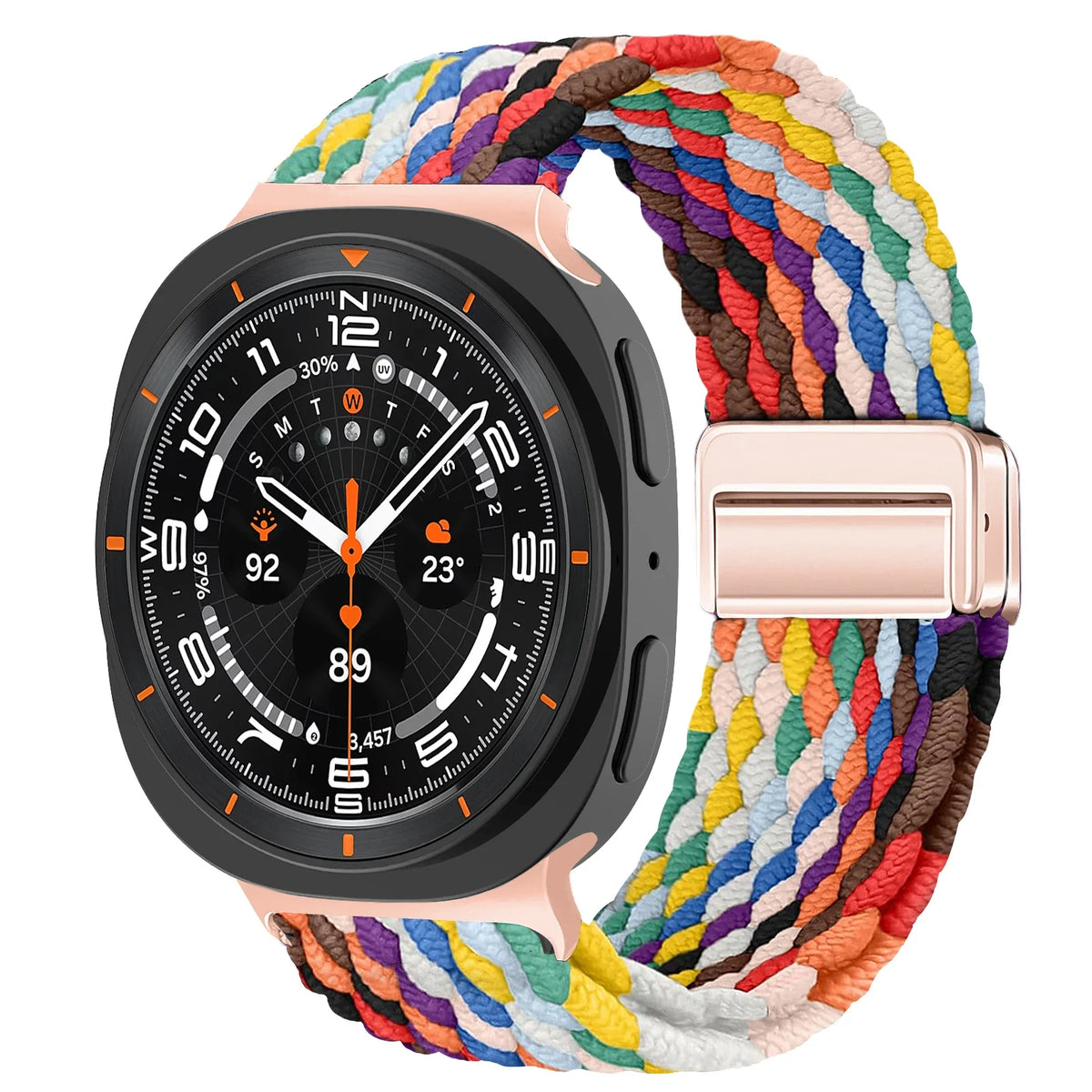 Nylon Galaxy Watch8, Classic, Watch9 Braided Loop Band Comfy
