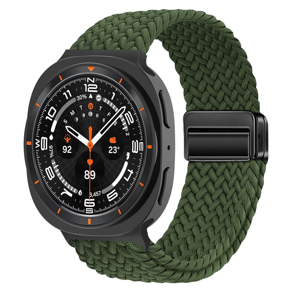 Nylon Galaxy Watch8, Classic, Watch9 Braided Loop Band Comfy