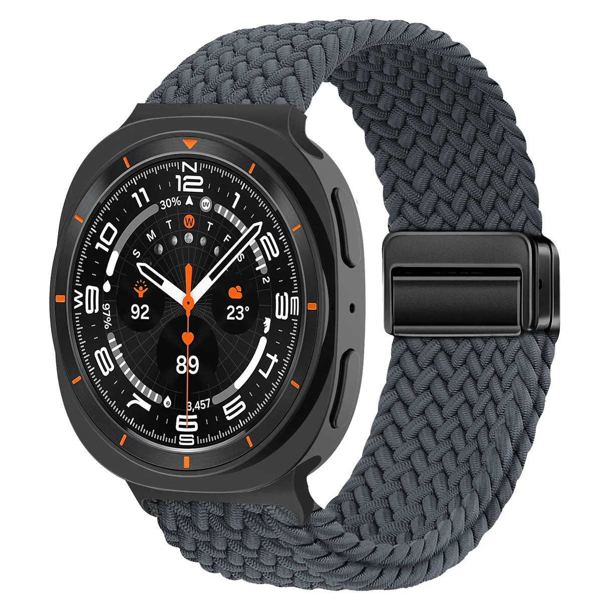 Nylon Galaxy Watch8, Classic, Watch9 Braided Loop Band Comfy