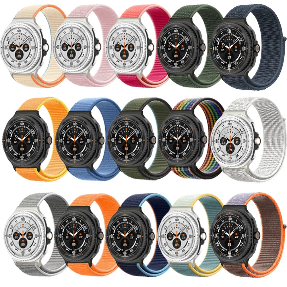 Nylon Loop Galaxy Watch8, Classic, Watch9 Band, Tactical Rugged