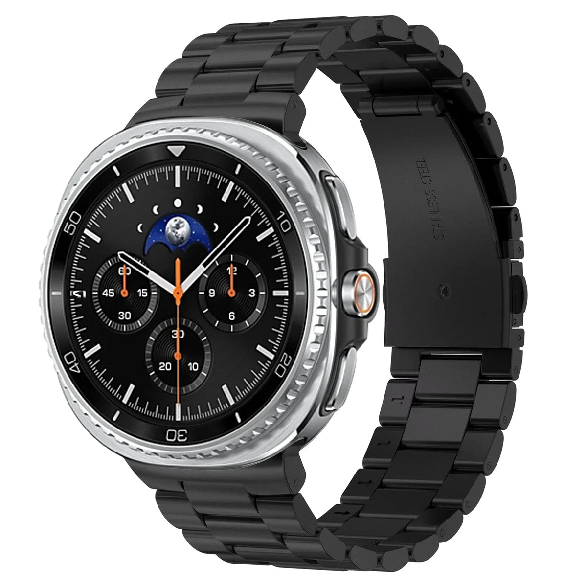 Stainless Steel Galaxy Watch8, Classic, Watch9 Band Polished