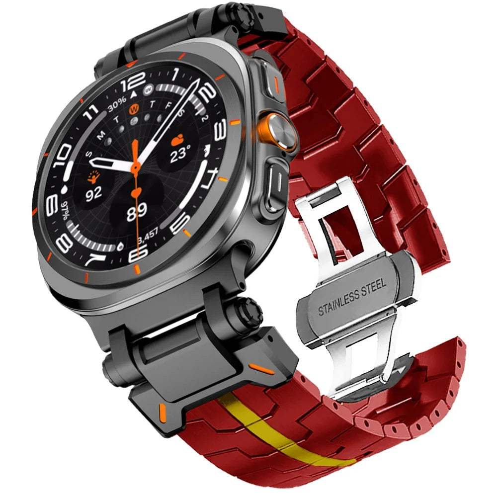 Stainless Steel Galaxy Watch8, Classic, Watch9 Band Polished
