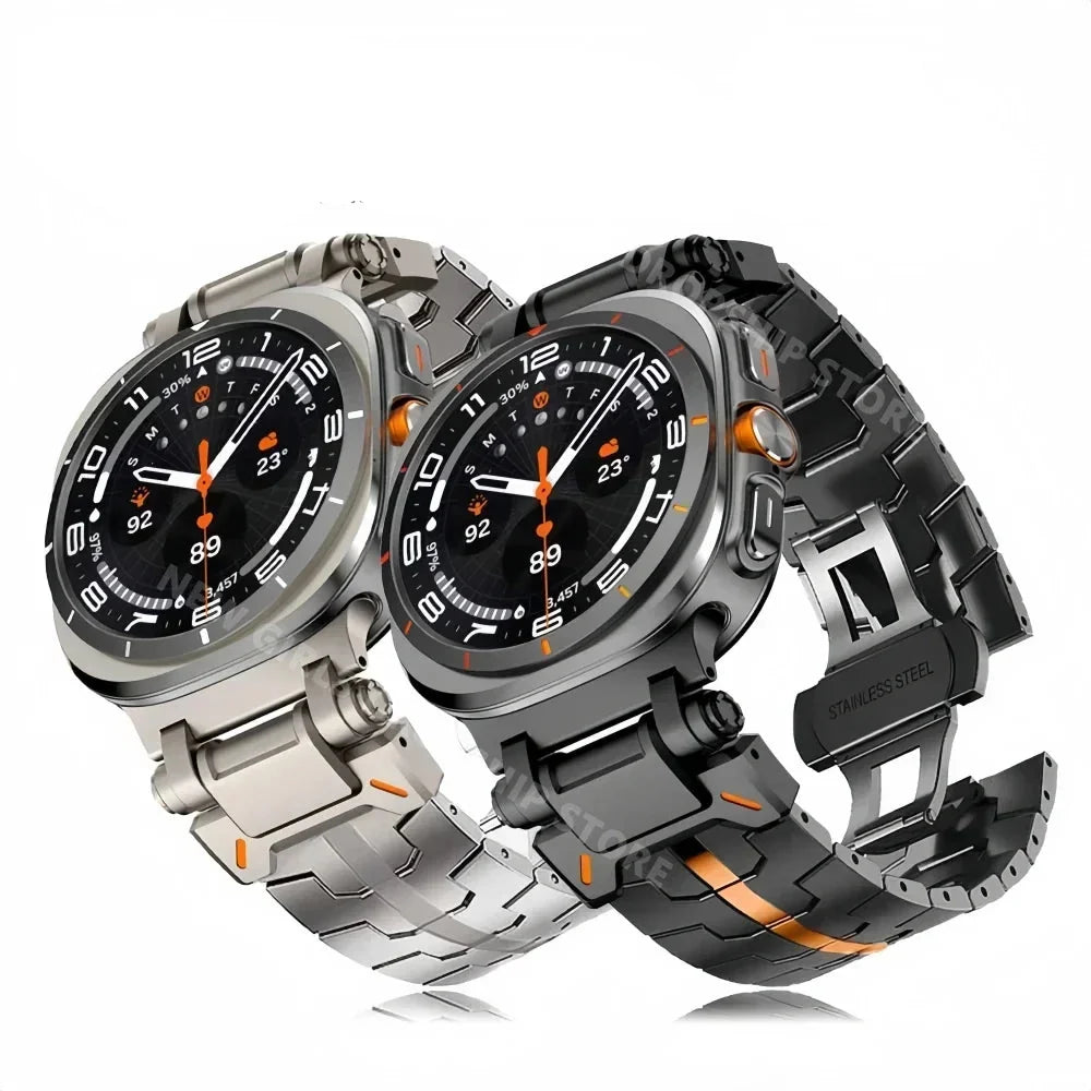 Stainless Steel Galaxy Watch8, Classic, Watch9 Band Polished