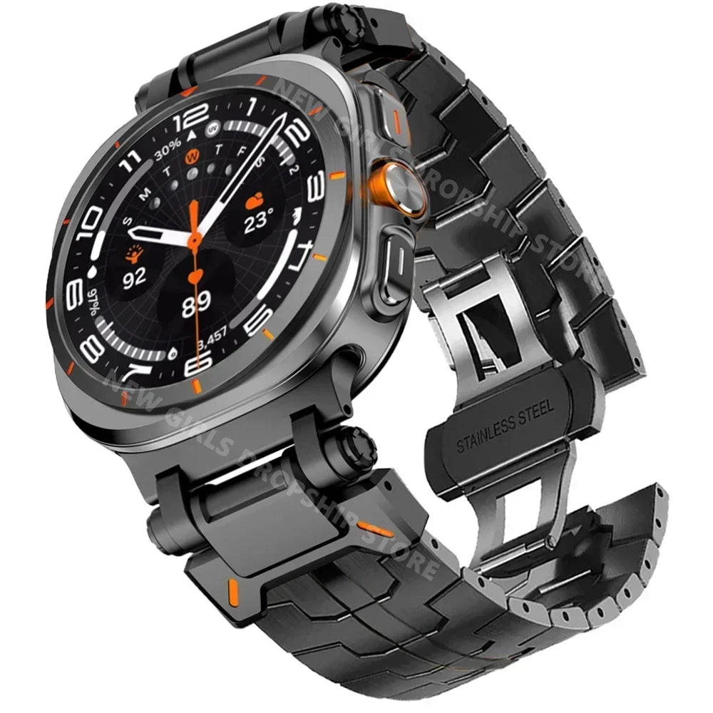 Stainless Steel Galaxy Watch8, Classic, Watch9 Band Polished