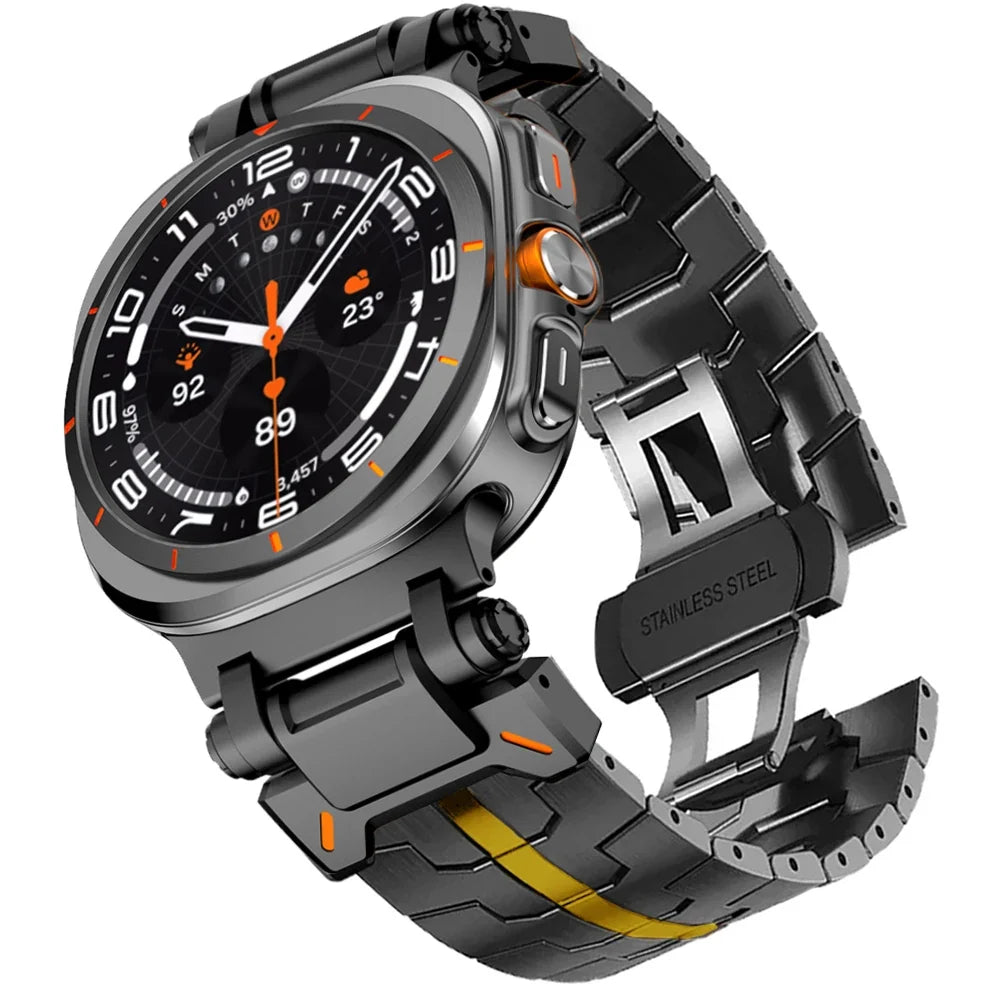 Stainless Steel Galaxy Watch8, Classic, Watch9 Band Polished