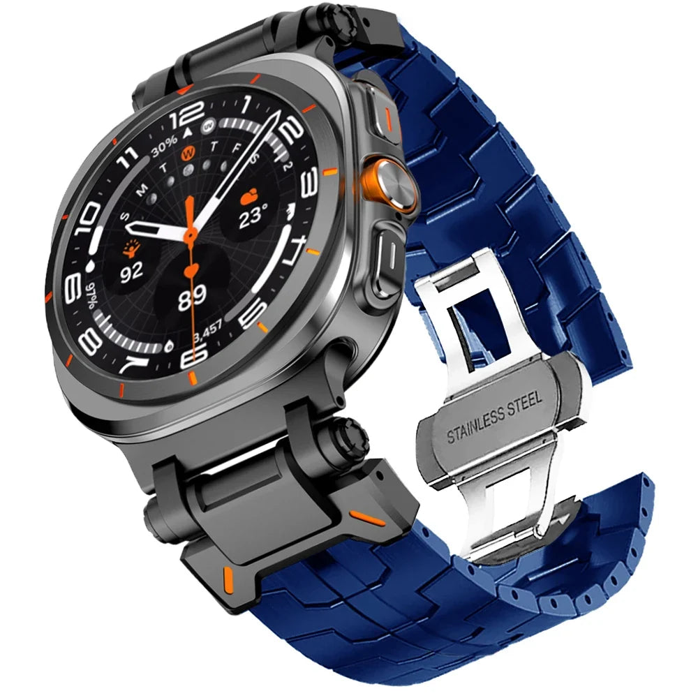 Stainless Steel Galaxy Watch8, Classic, Watch9 Band Polished