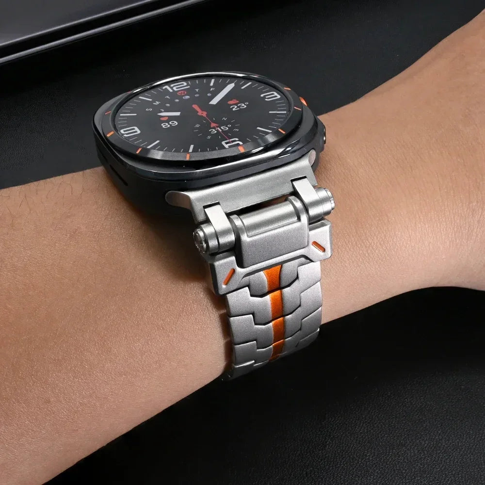 Stainless Steel Galaxy Watch8, Classic, Watch9 Band Polished