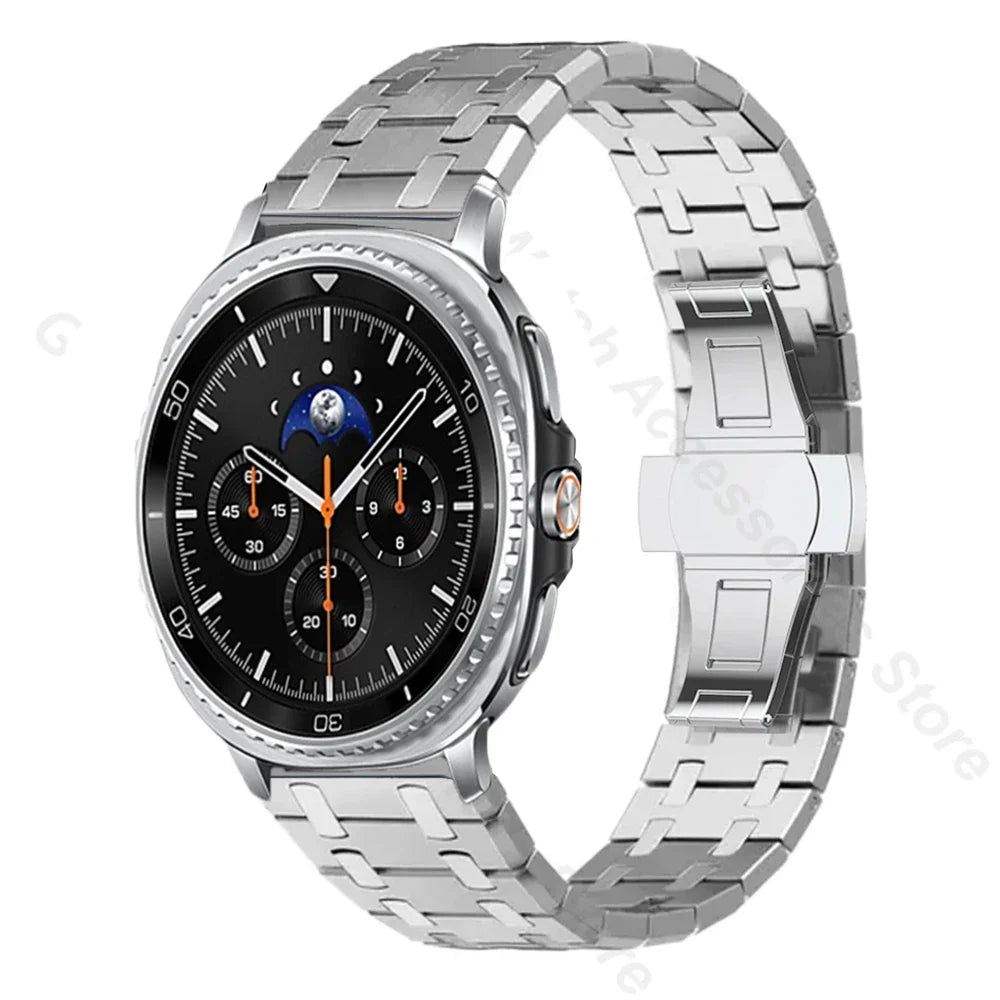 Samsung Galaxy Watch8, 8 Classic & 9 H-Link Stainless Steel Band