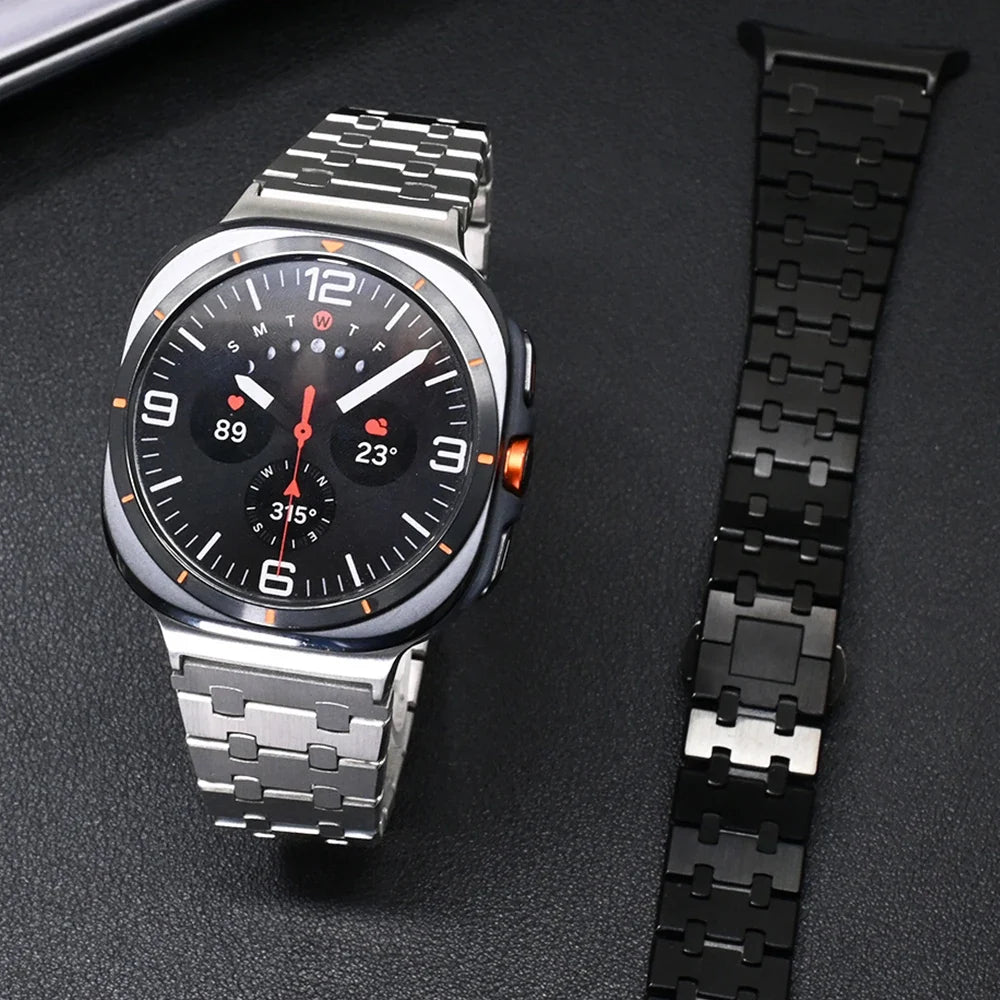 Samsung Galaxy Watch8, 8 Classic & 9 H-Link Stainless Steel Band