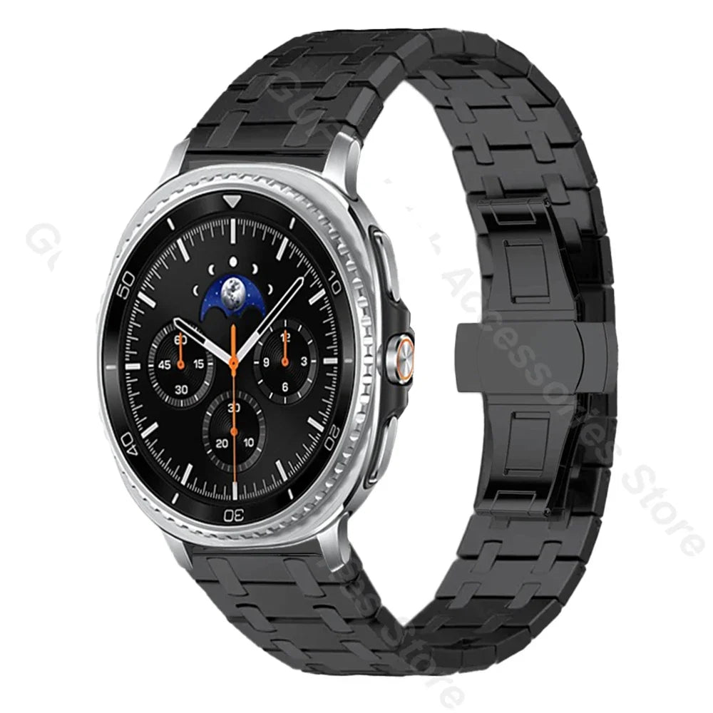 Samsung Galaxy Watch8, 8 Classic & 9 H-Link Stainless Steel Band