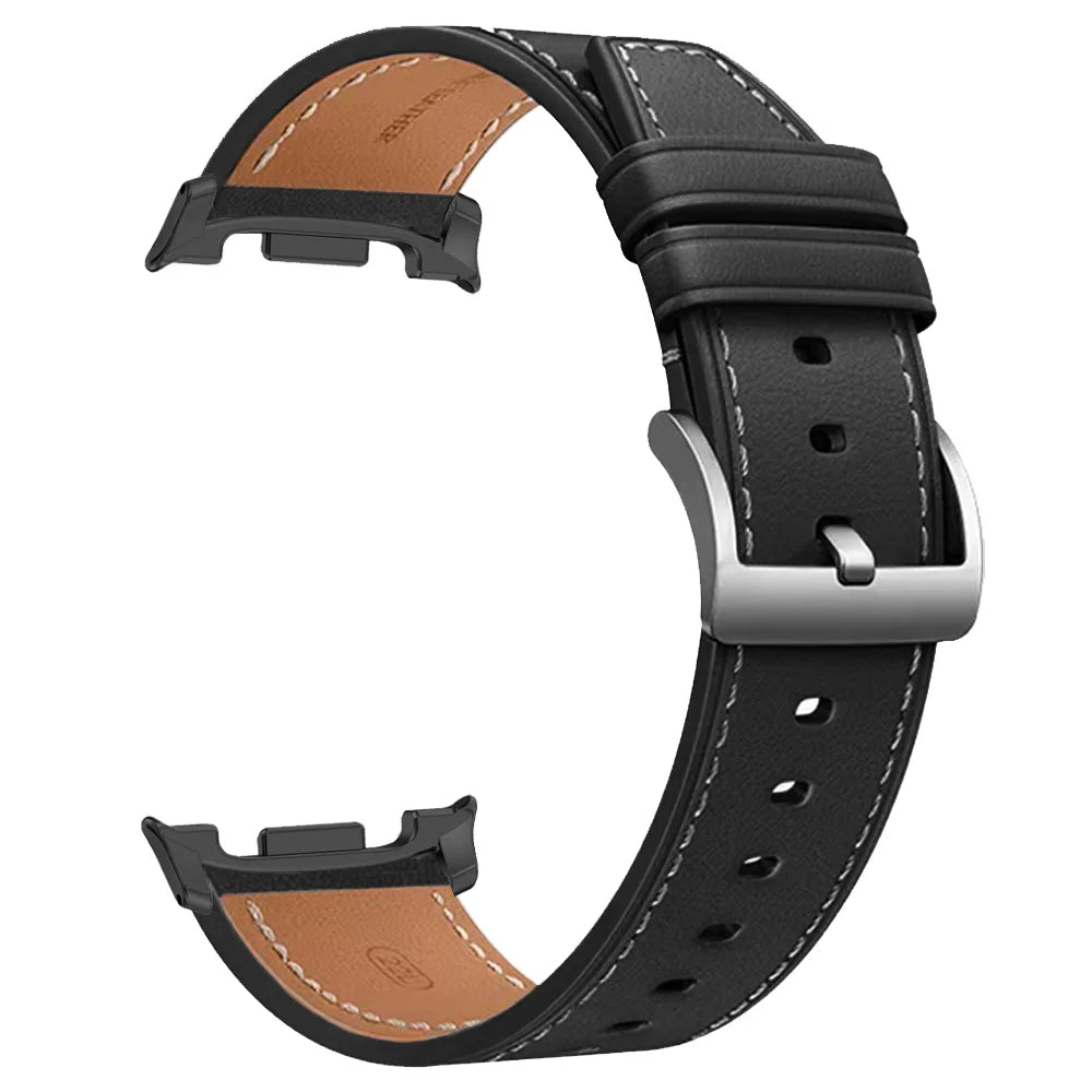 Leather Galaxy Watch8, Classic, Watch9 Band Smooth Stitching