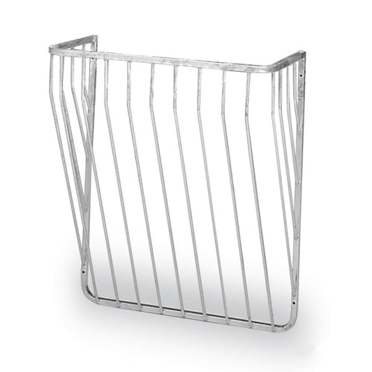 Rejilla Frontal Galvanizada para Heno para Caballos – Resistente a la Oxidación, Comedero para Caballos Montado en la Pared