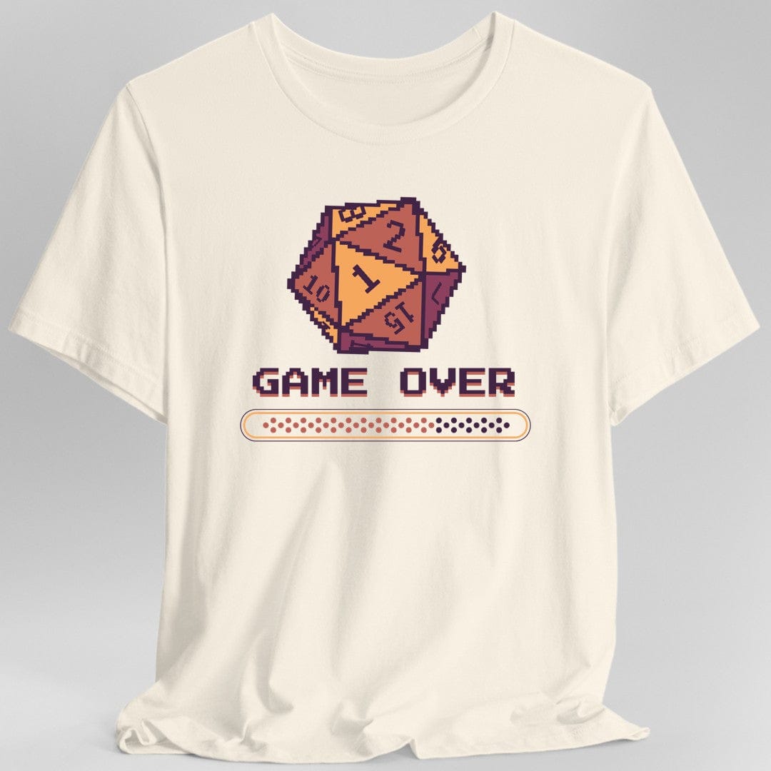Game Over Crit Fail D20 T-Shirt