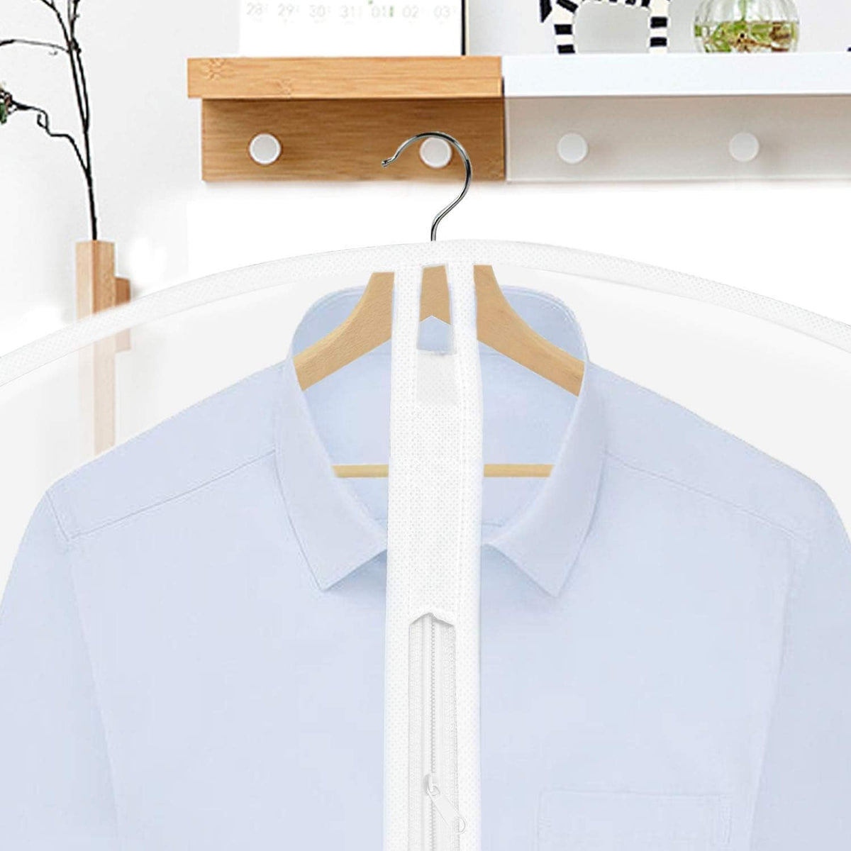 4-Pack Extra Long Garment Bags 180cm Dress Cover