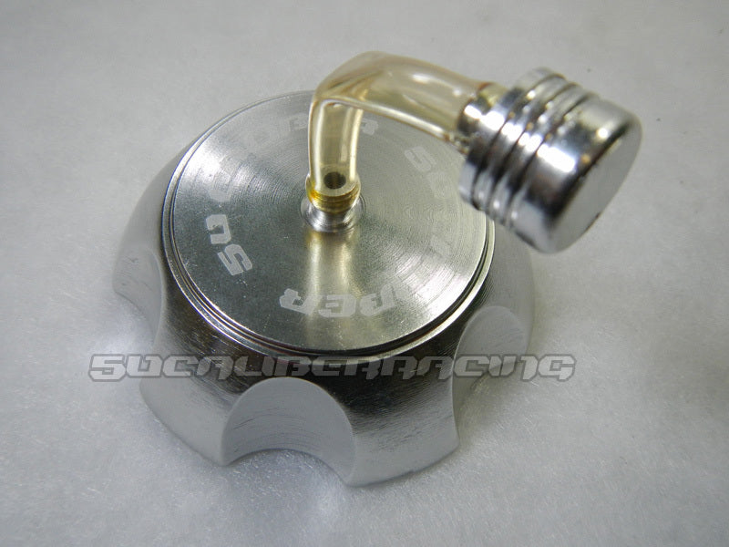 Aluminum 50 Caliber Racing Gas Cap Silver