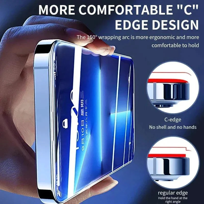 iShield Tempered Glass Screen Protectors - 3-Pack for iPhone 14, 13, 12, 11, 15 Pro Max, Mini, XR, X, XS MAX, 7, 8 Plus, 16