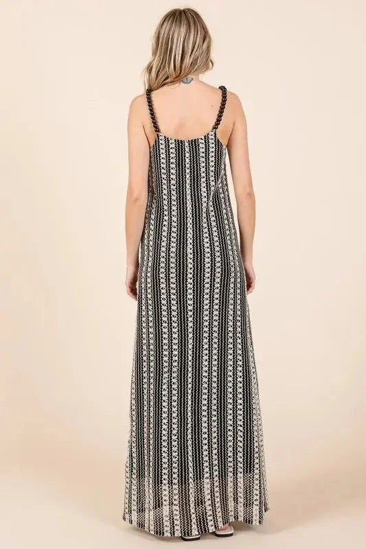 Dresses Trendsi Striped Maxi Dress Women's Plus Size Casual Summer Dress Beaded Straps
