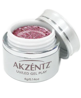 Akzentz - Gel Play - Glitz Pink Diamond, 4g