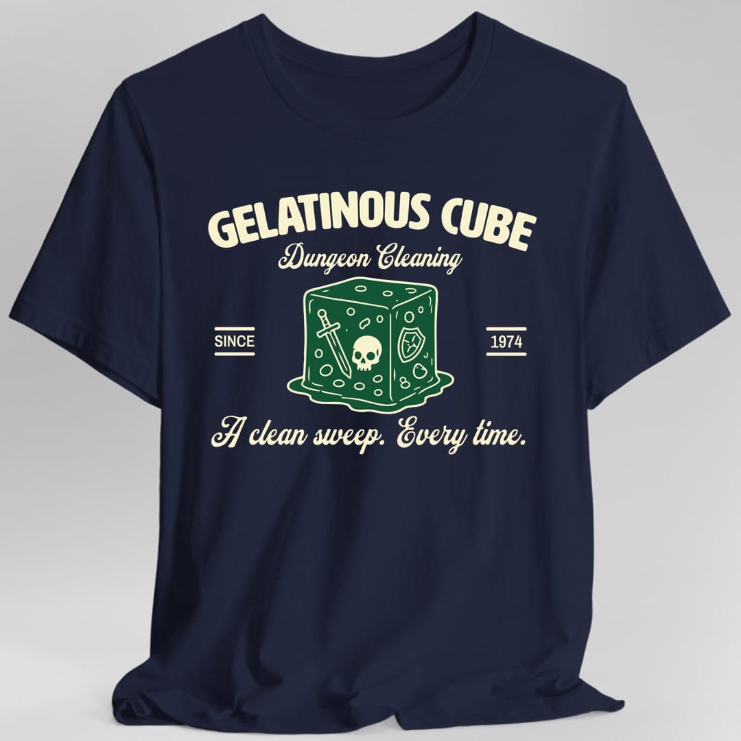 Gelatinous Cube Dungeon Cleaning T-Shirt
