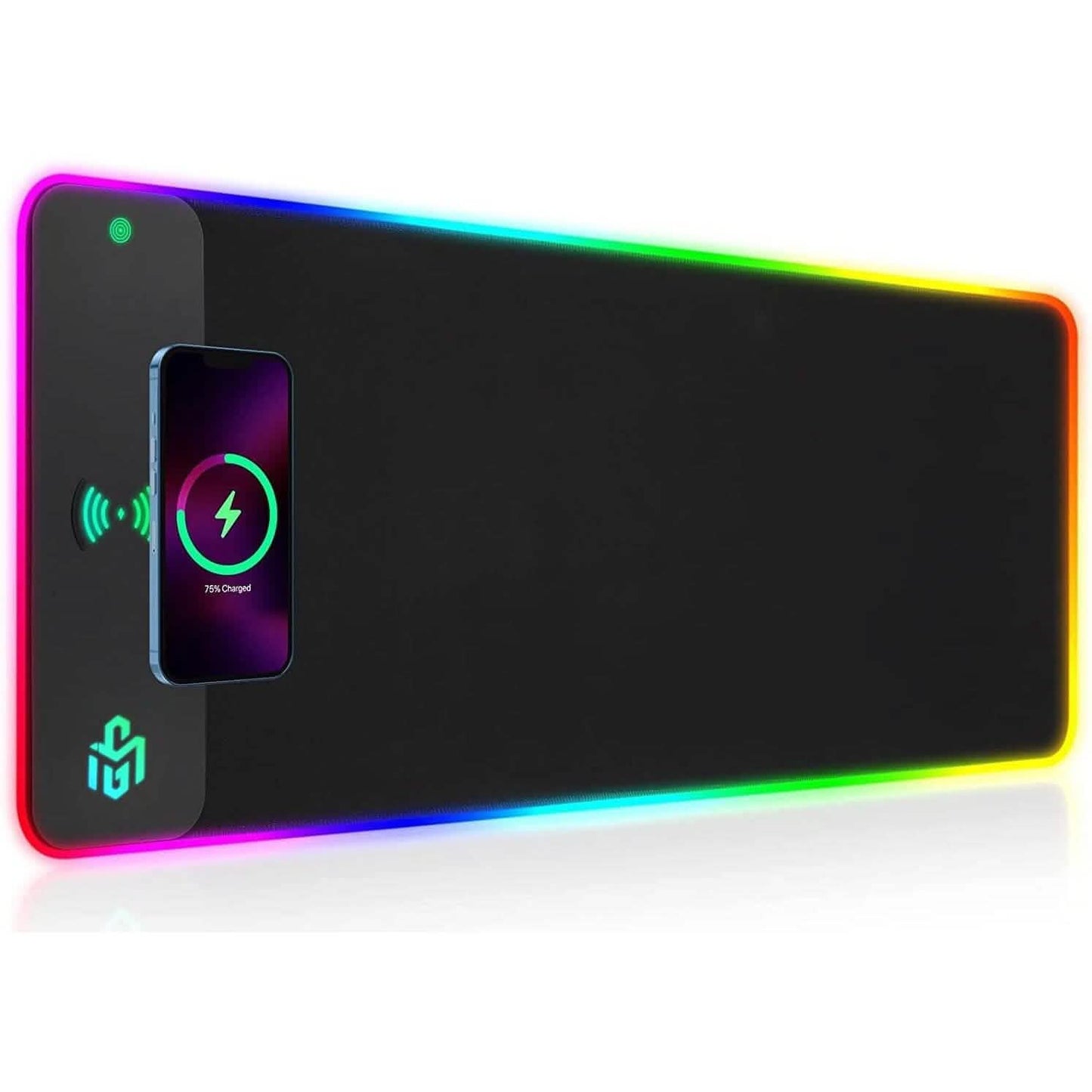 GIM Wireless Charging RGB Gaming Mouse Pad 10W  (Refurbished)