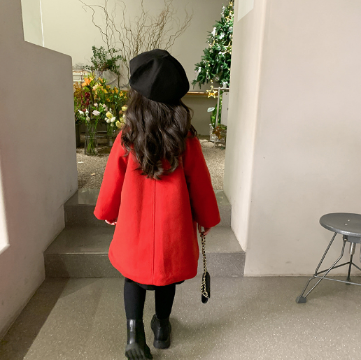 Girls' Mid-Length Coat | For Autumn & Winter - # BAAA61110015 & GIAA21210036