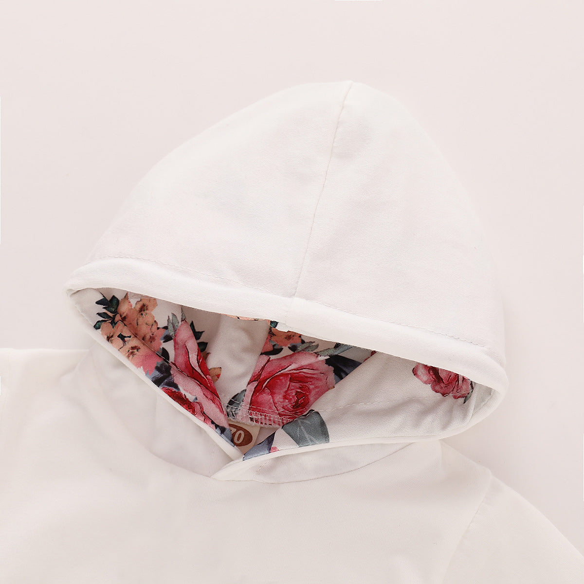 Girls' Spring Autumn Floral Hoodie and Pants Set - # GIAA21310010 & BAAA51210073