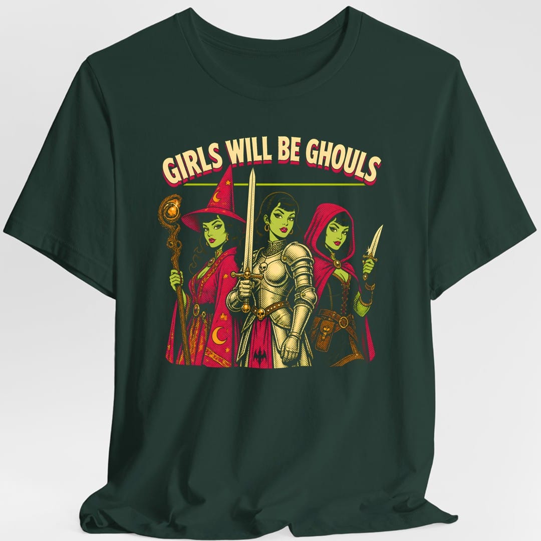 Girls Will Be Ghouls Adventurers T-Shirt