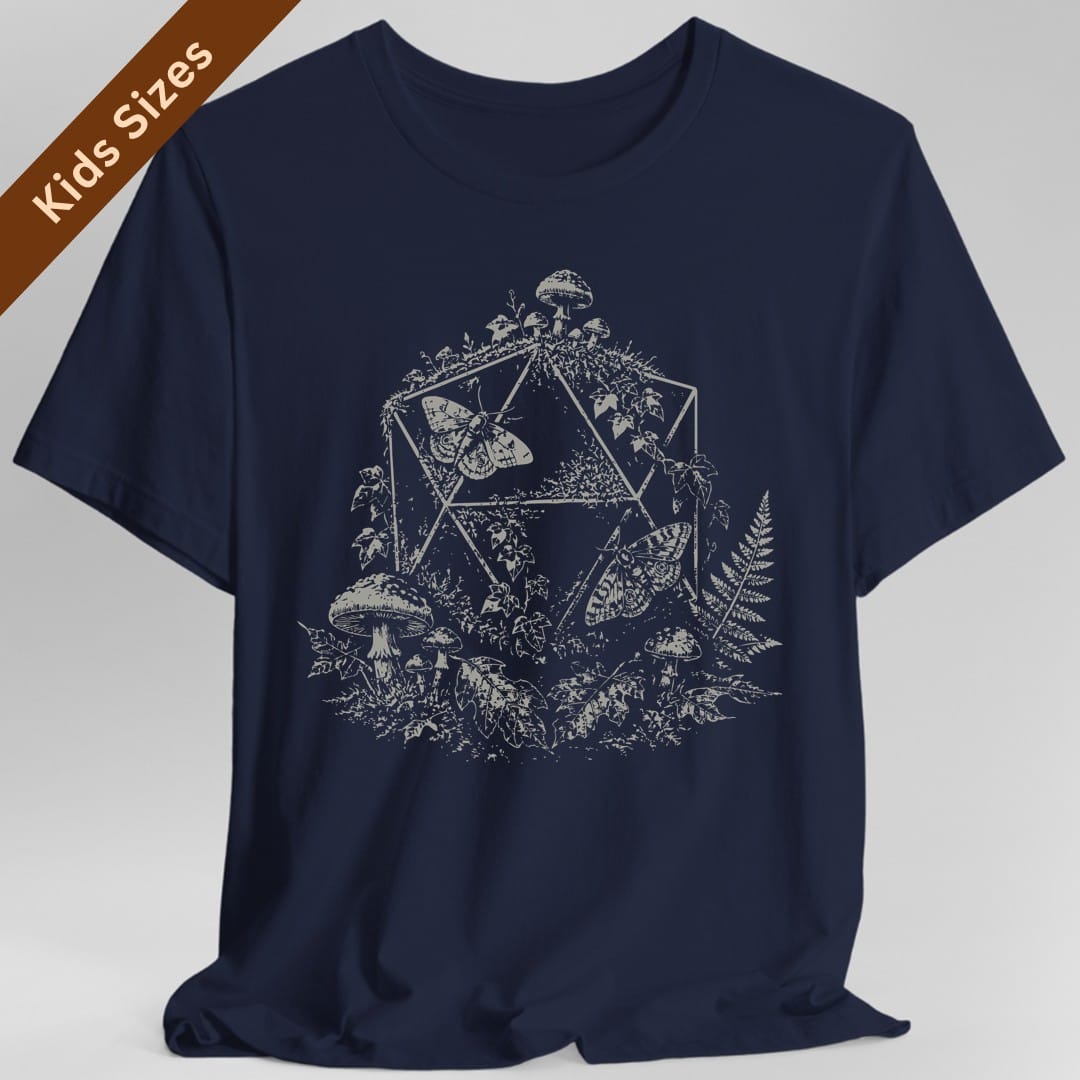 Goblincore D20 Stipple Kids T-Shirt