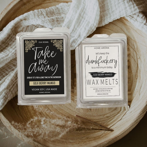 Wax Melts Scented Soy Tarts Variety Pack - Choose Scent and Label Color