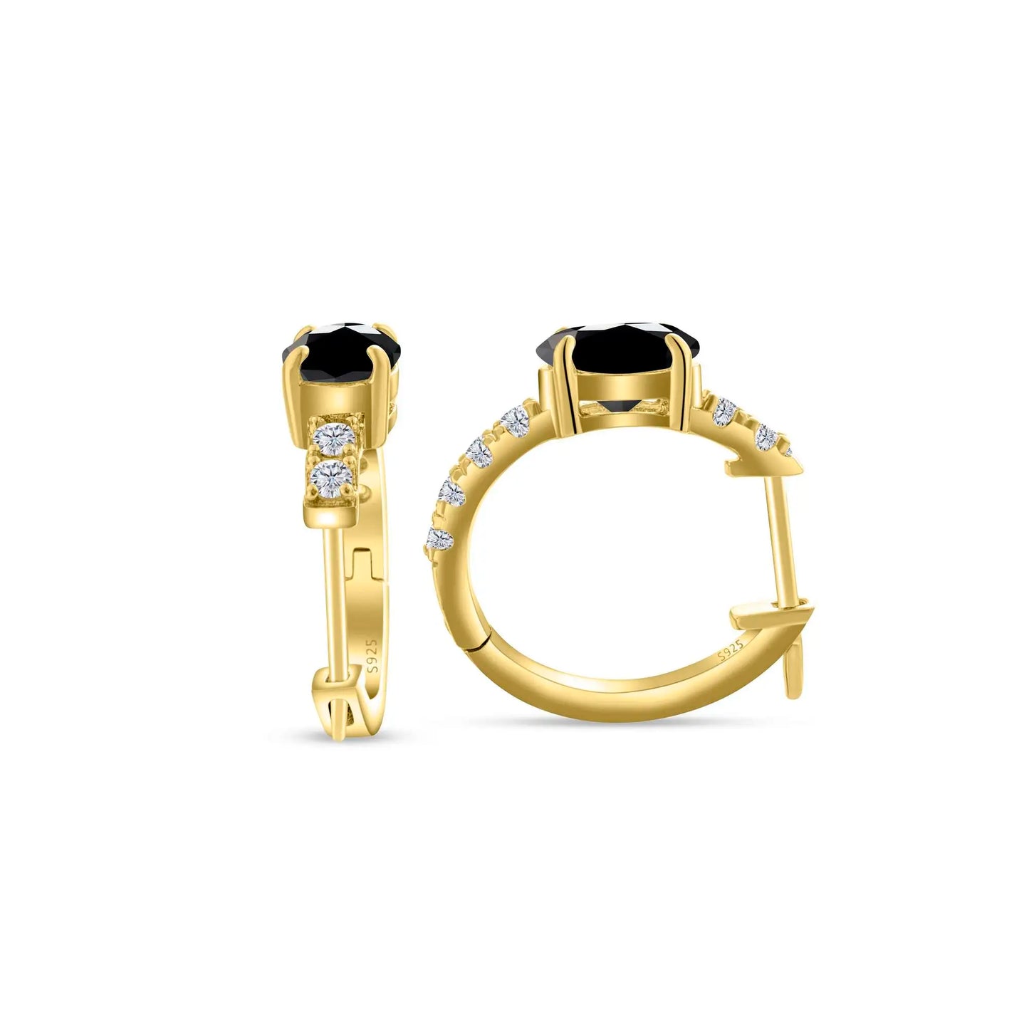 925 Sterling Silver Moissanite 1 Ct Oval Stud Earrings For Women GIA