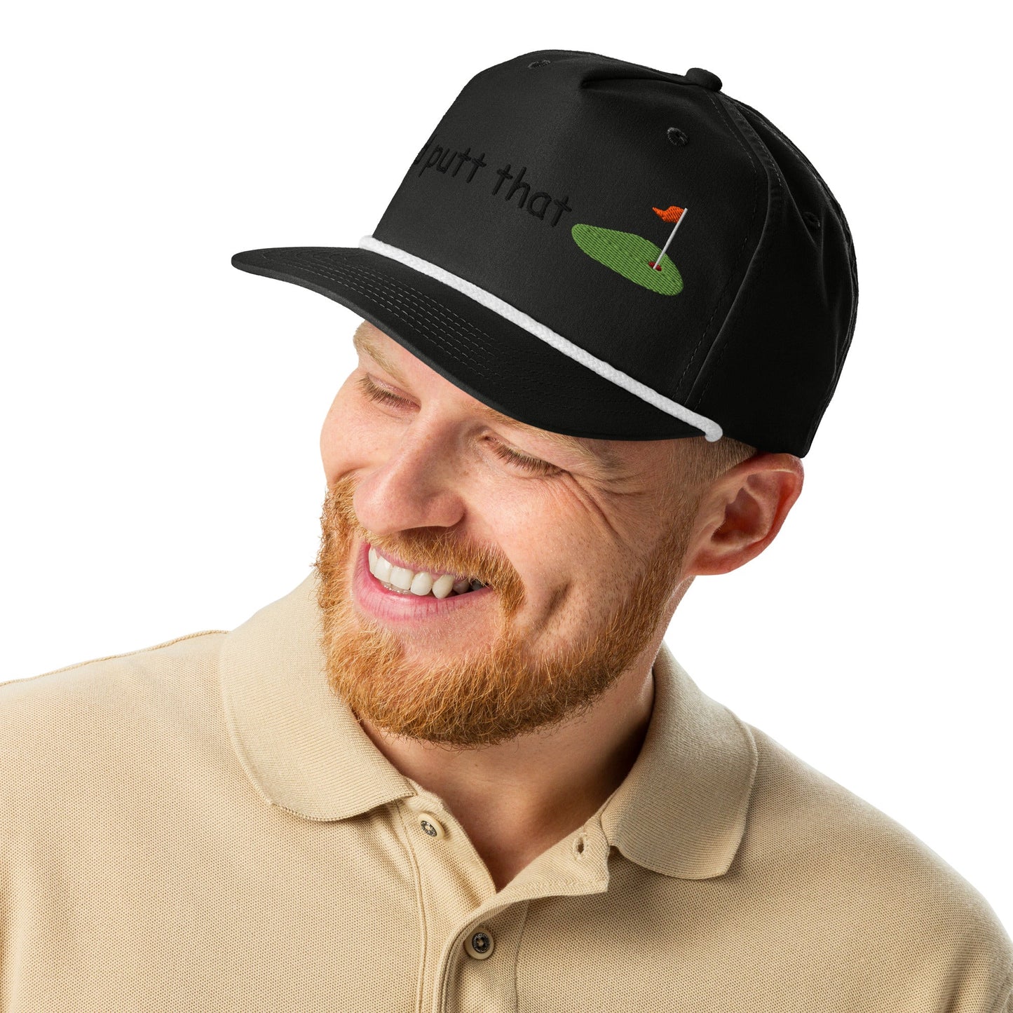 Tee-bone I’d putt that - Golf rope cap