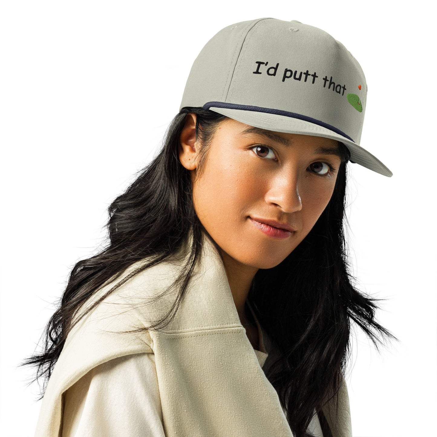Tee-bone I’d putt that - Golf rope cap