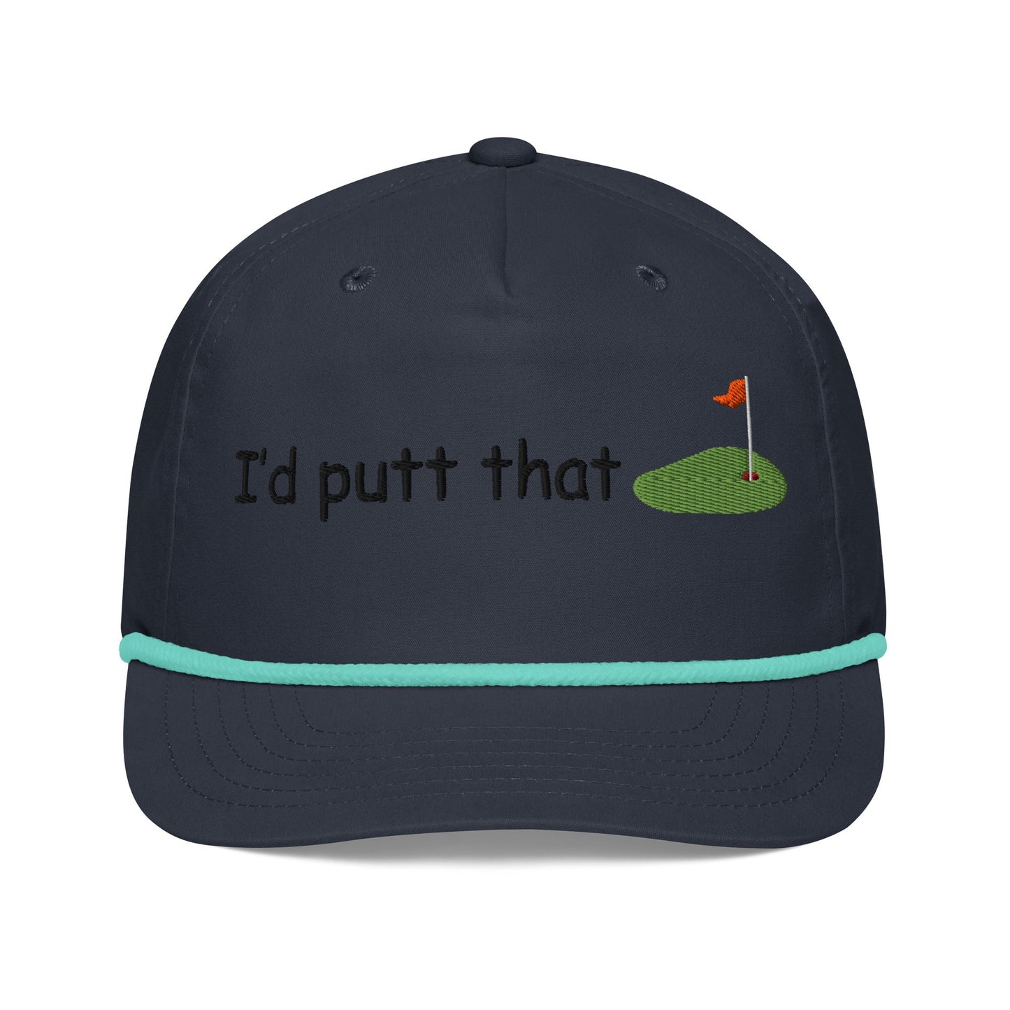 Tee-bone I’d putt that - Golf rope cap