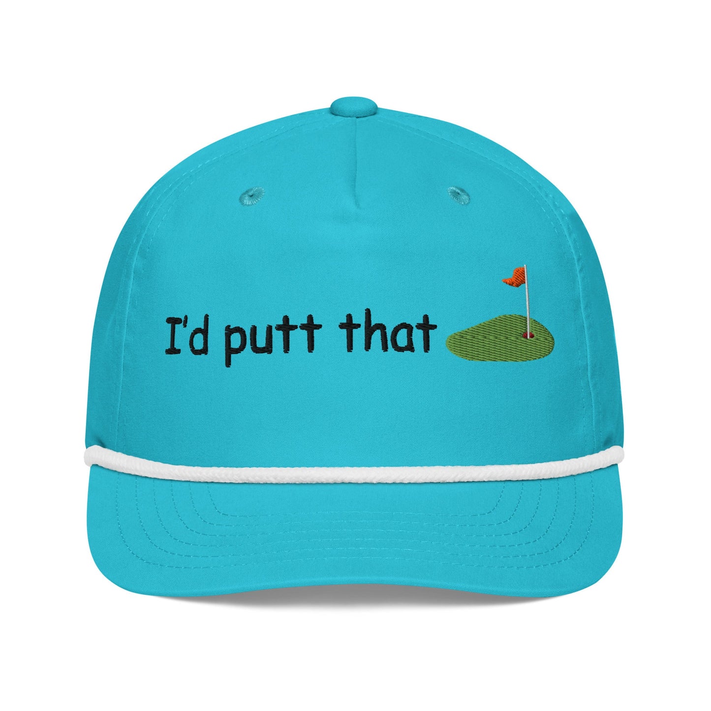 Tee-bone I’d putt that - Golf rope cap
