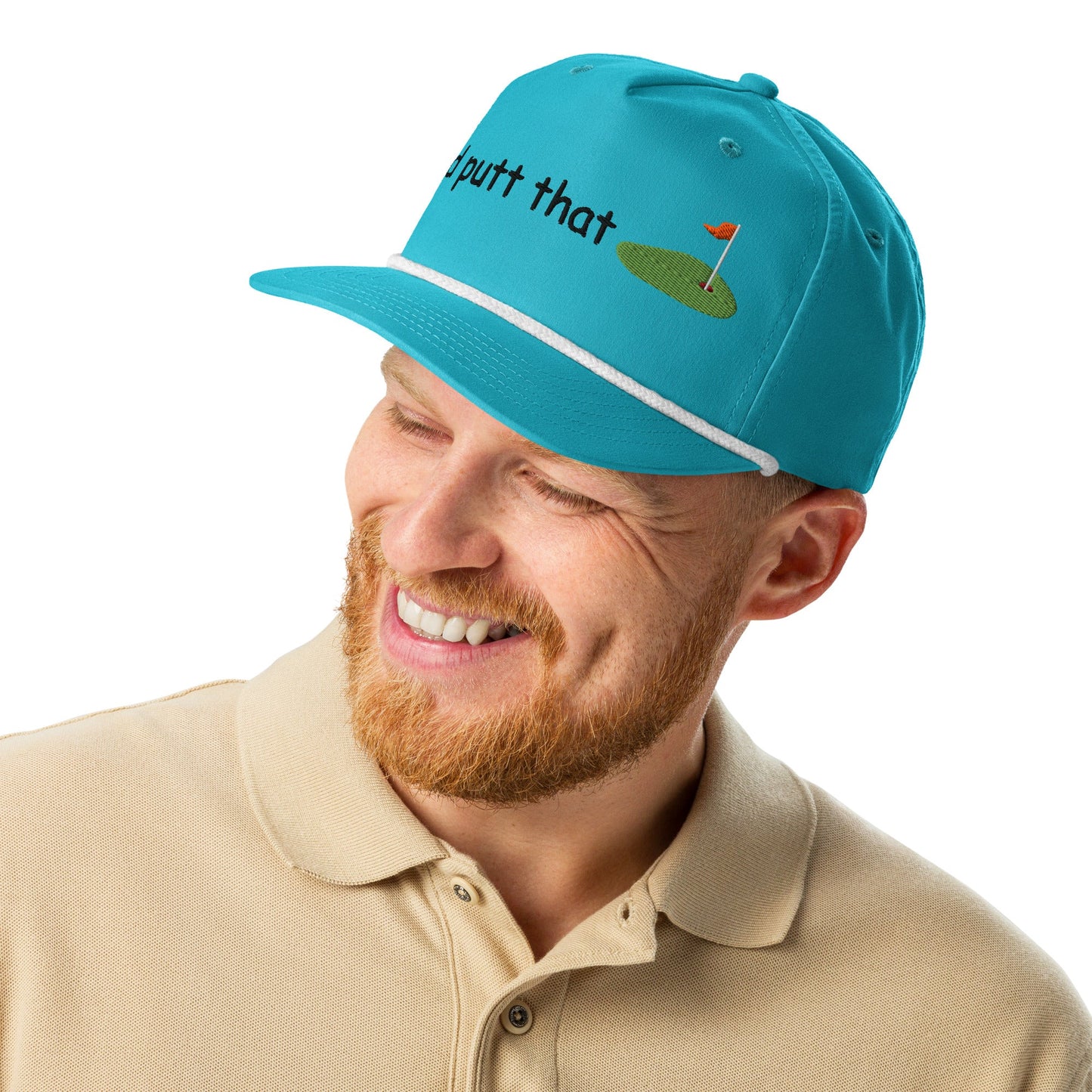 Tee-bone I’d putt that - Golf rope cap